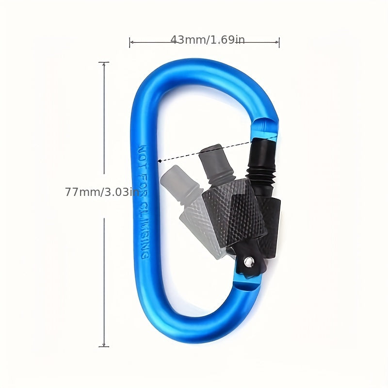 2pcs Outdoor Carabiner for Camping Hiking Picnic