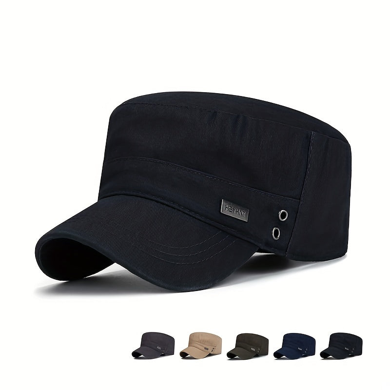 Military Cap Classic Cotton Flat Caps Outdoor Sun Protection Casual Hat
