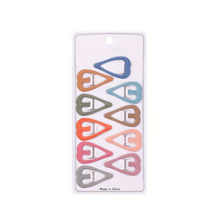 10pcs Water Drop Hair Clip Hairpin for Baby Girls