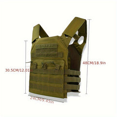 Adjustable Airsoft Vest Lightweight Training Molle Plate Carrier