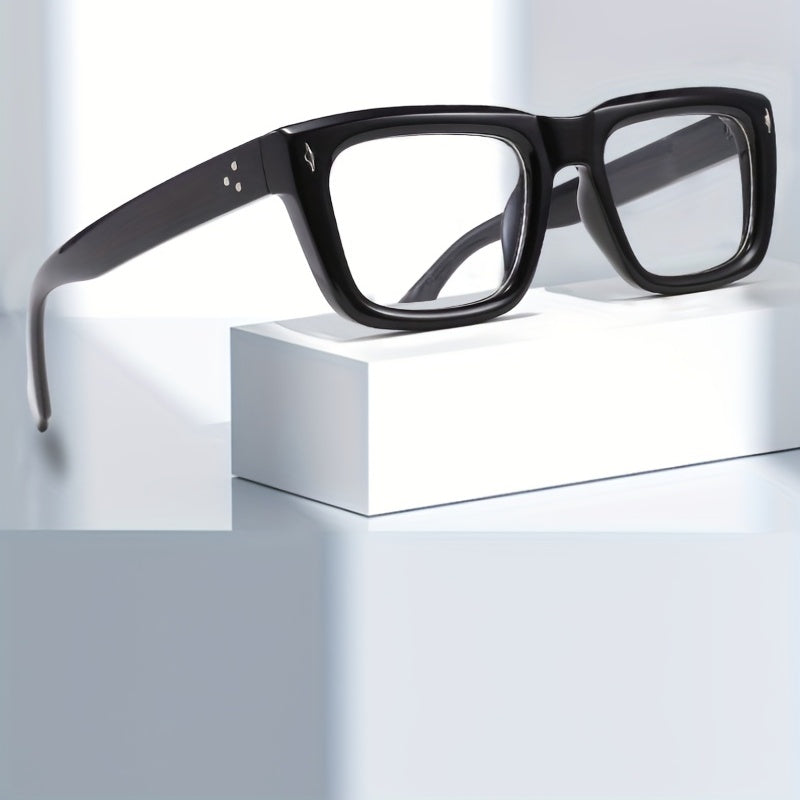 Square Frame Rice Nail Wide Leg UV Protection Women's Sunglasses