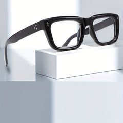 Square Frame Rice Nail Wide Leg UV Protection Women's Sunglasses