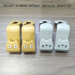 2pcs Car Hook Cartoon Car Decor Hook Headrest Seat Back Hidden Hook
