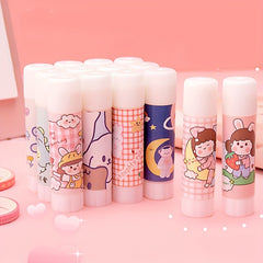 2pcs Cartoon Solid Glue Sticks High Viscosity