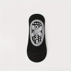 Criss Cross Yoga Socks Breathable Non slip Ankle Stockings