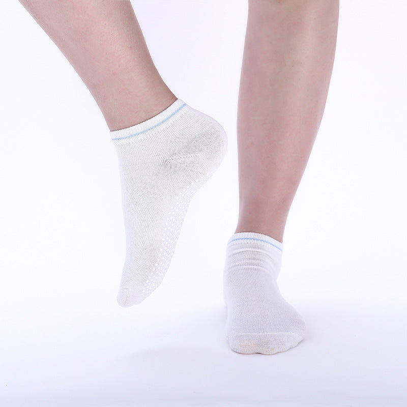 Non-slip Striped Low Cut Socks for Indoor Yoga Ballet
