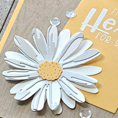 Little Daisy Envelope Greeting Card Frame Cutting Die