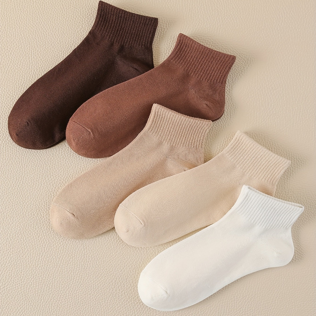 20 Pairs Women's Mixed Short & Ribbed Ankle Socks Stockings