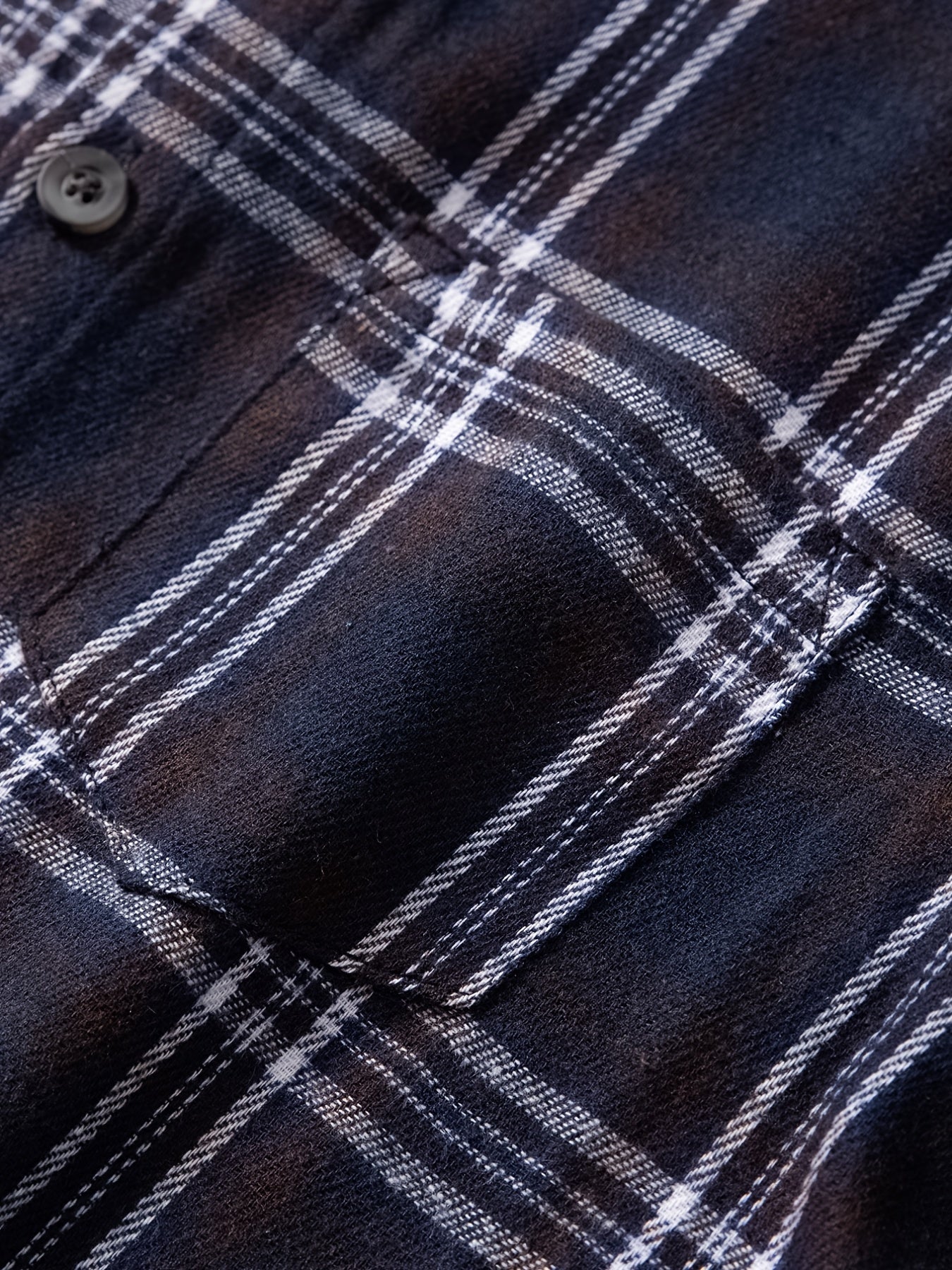 Boys Flannel Hooded Plaid Shirts Button Long Sleeve Tops