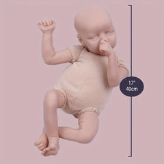 Twin A Unpainted Vinyl Blank Doll Parts DIY Reborn Kit