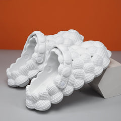 Men's Massage Bubble Slides Non-Slip Spa Slippers
