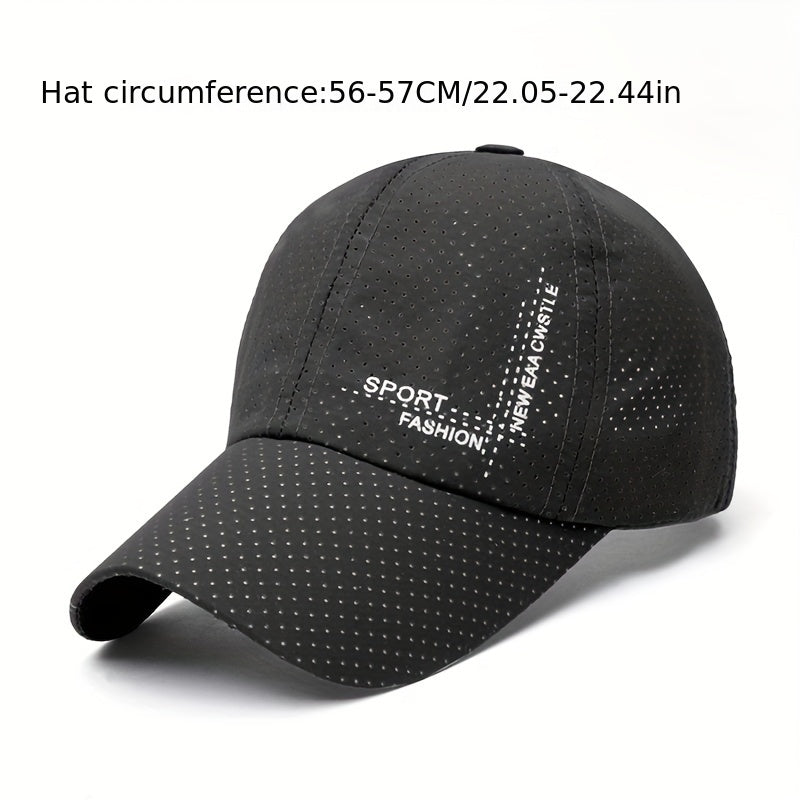 Quick Dry Mesh Sports Baseball Cap Sun Hat