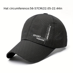 Quick Dry Mesh Sports Baseball Cap Sun Hat