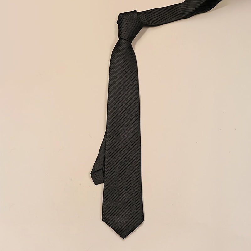 Men's Casual Striped Necktie For Wedding