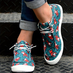Women's Christmas Santa Claus Sneakers Lightweight Casual Shoes