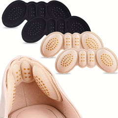 Women's Heel Pads Inserts Anti Slip Heel Grips 4Pairs