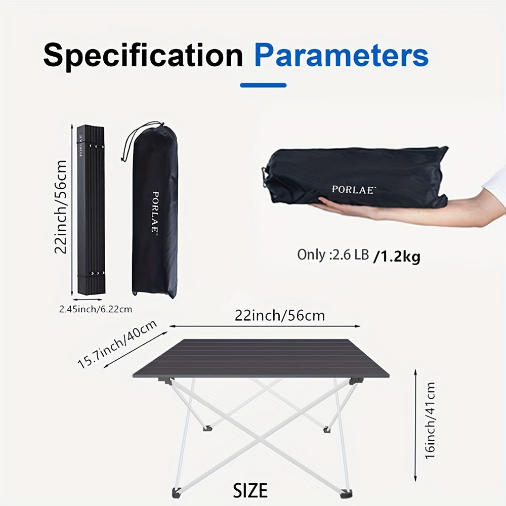 Folding Camping Table with Carry Bag for Outdoor Activities