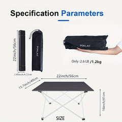 Folding Camping Table with Carry Bag for Outdoor Activities