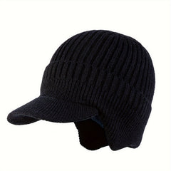 Men's Knitted Cap Winter Outdoor Windproof Ear Protection Warm Hat