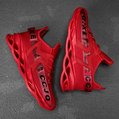 Men's Red Lightweight Running Shoes Christmas Gift