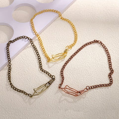 Vintage Metal Clip Pocket Watch Chain Accessory for Pocket Watch