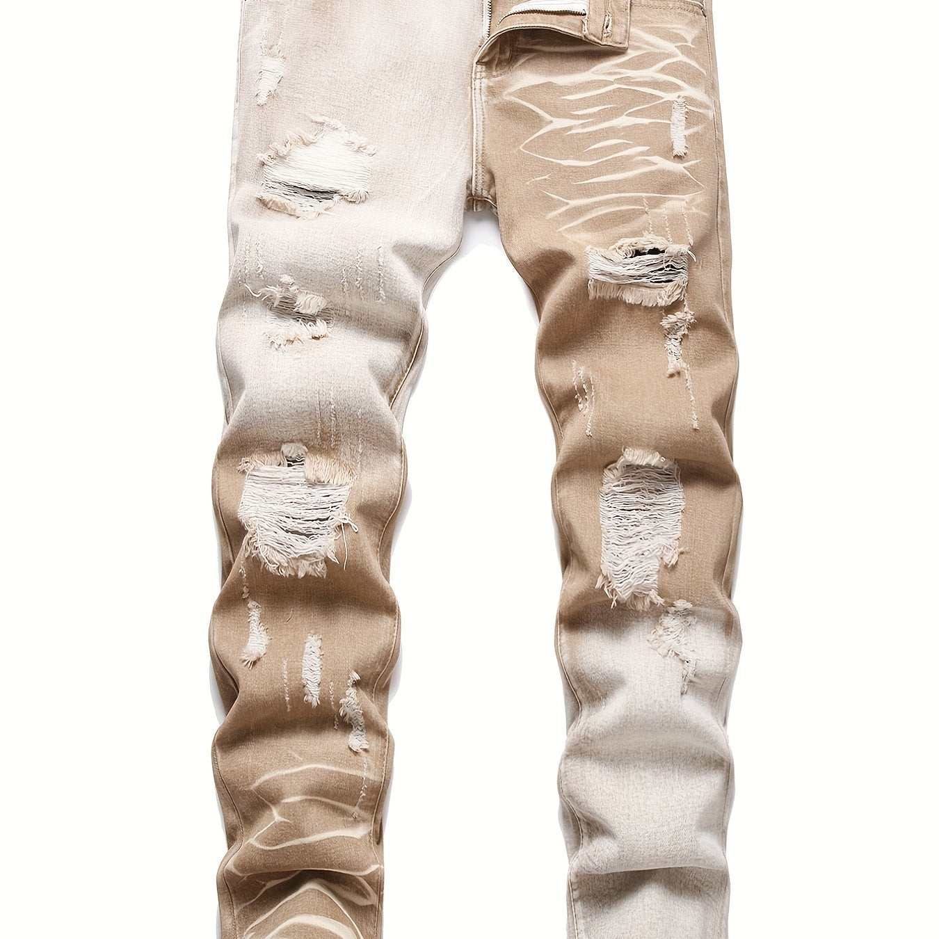 Street Style Men's Ripped Denim Jeans