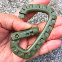 Tactical Carabiner Hook for Backpacks - Securely Hang Gear On the Go