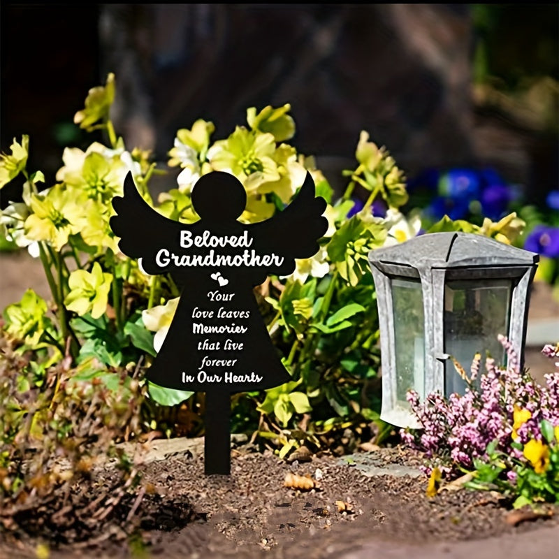 Pet Memorial Garden Cross Stake For Cats And Dogs