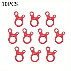 Quick Knotting Carabiner for Camping Hiking Climbing 3 Hole Easy Adjustments