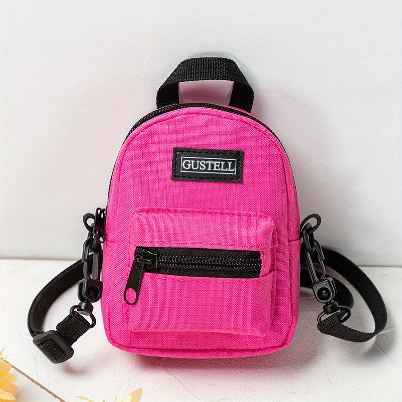 Kids Crossbody Bag Adjustable Strap Boys Girls Solid Versatile Bag