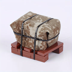 Camouflage Tent Campfire Building Blocks Toy