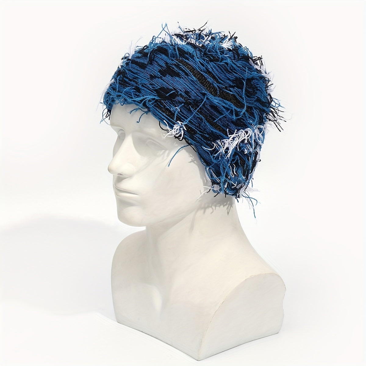 Unisex Tassel Balaclava Hip Hop Knitted Beanie Cap Candy Y2K Skull Hat