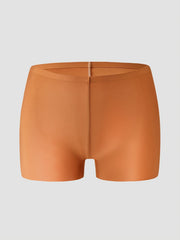 5pcs Seamless Low Waist Boyshorts Panties Women's Lingerie
