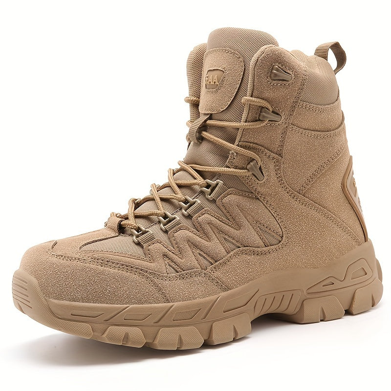 Men's High Top Hiking Shoes Non Slip Thermal Boots