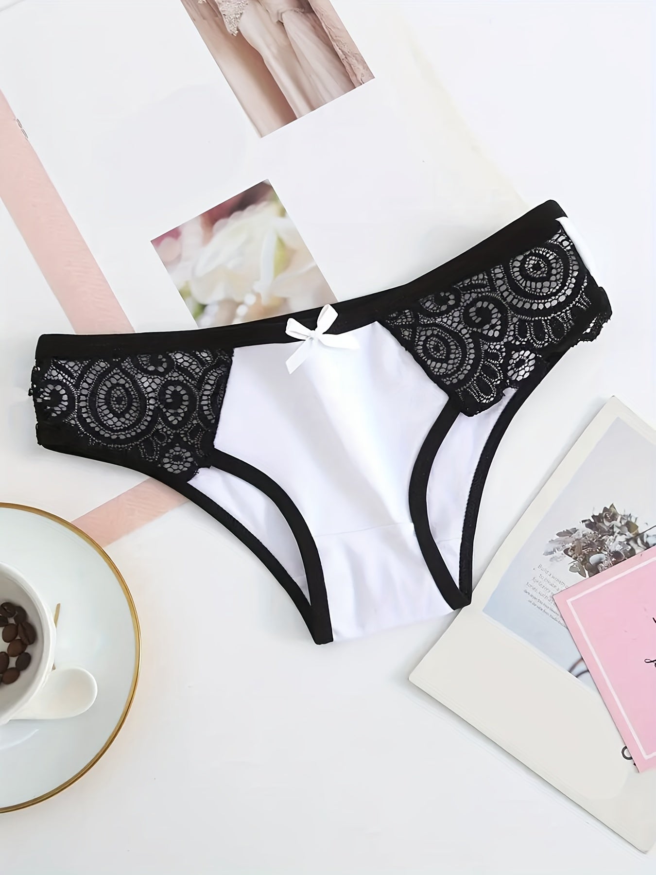 6pcs Lace Briefs Women's Lingerie & Underwear