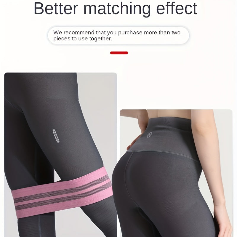 Yoga Resistance Bands for Squats & Yoga Pilates