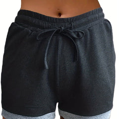 Two Tone Drawstring Shorts for Summer