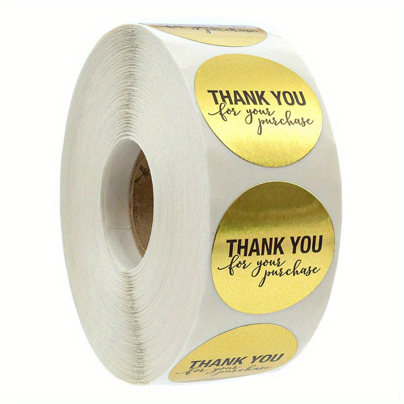500pcs Thank You Stickers Seal Labels for Package Stationery
