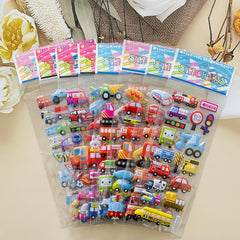 Small Vehicle Truck Stickers for Birthday Party Favors and Scrapbooking
