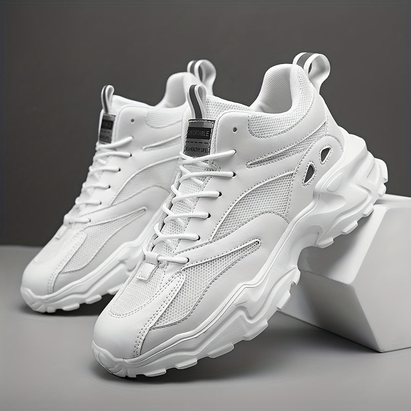 Men's Mesh Breathable Chunky Sneakers For Gym