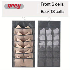 Double Sided Underwear Storage Hanging Bag