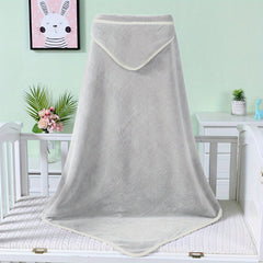 Soft & Absorbent Coral Fleece Baby Hooded Towel