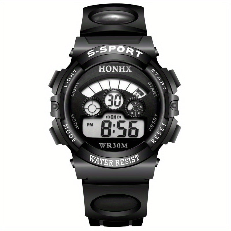 Waterproof Electronic Watch for Kids, Anti Fall Design