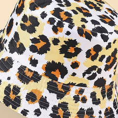 Leopard Print Bucket Hat Lightweight Casual Basin Hat