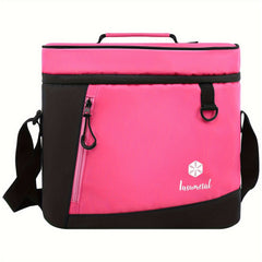 Waterproof Insulated Camping Cooler Bag with Handle and Shoulder Strap