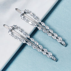 Rhinestone Pearl Hair Barrettes Clips for Lady Girls