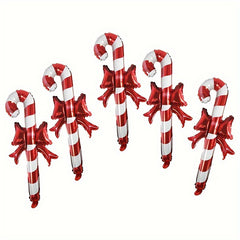 8pcs Christmas Foil Balloon Decoration - Deer, Snowman, Gingerbread Man