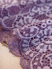 3 Pack Plus Size Floral Jacquard High Rise Panties Set