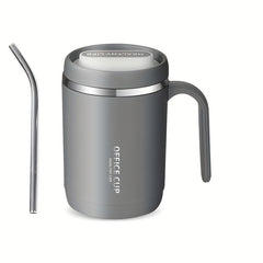 Double Anti-scald Tea Cup Stainless Steel Insulated Coffee Mug