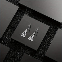 925 Sterling Silver Dainty Knot Drop Earrings